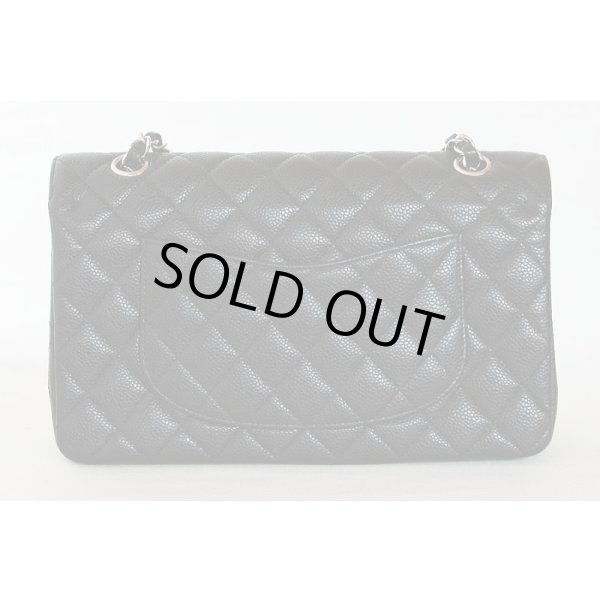 シャネル　マトラッセ Wチェーンショルダーバック A01112 ブラック／SIV金具　裏面