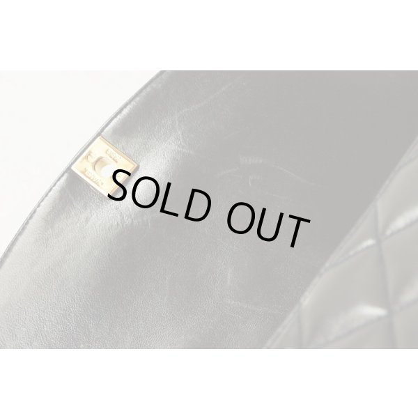 シャネル　マトラッセ チェーンショルダーバック ブラック／ボルドー　傷