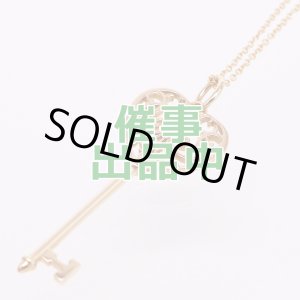 画像: ティファニー 750PG エンチャントハートキーペンダントネックレス 5.00g