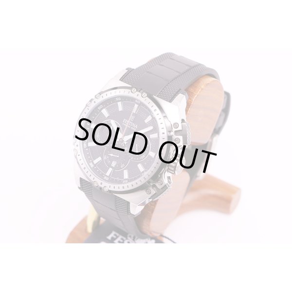 フェスティナ　クロノバイク　F169970 黒文字盤　サイド