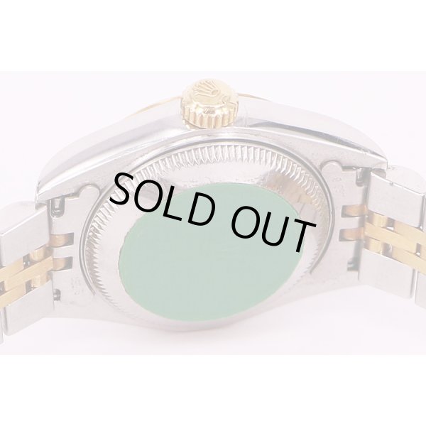 ロレックス　69173G 白文字盤　旧10P　裏面拡大