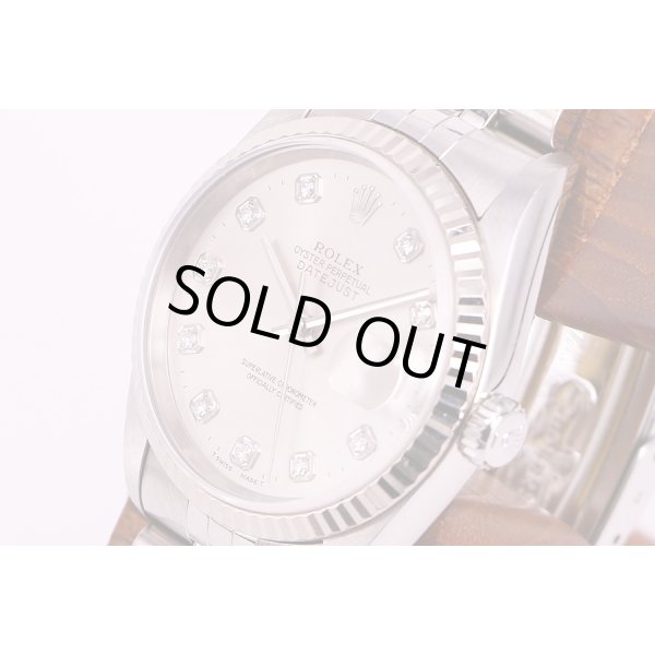 ロレックス　16234G　W597272 銀文字盤　新10P　サイド拡大