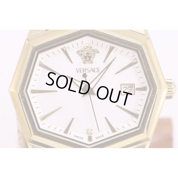 ヴェルサーチ VERSACE 時計 クォーツ シルバー メンズ