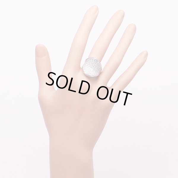 PT900 ダイアイリリング 2.10ct 13.50g　装着イメージ