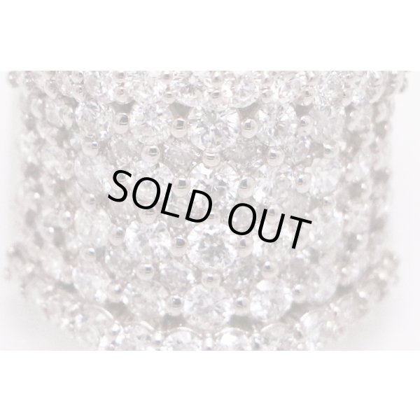 PT900 ダイアイリリング 3.00ct 11.60g　表面拡大