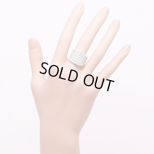 PT900 ダイアイリリング 3.00ct 11.60g　装着イメージ