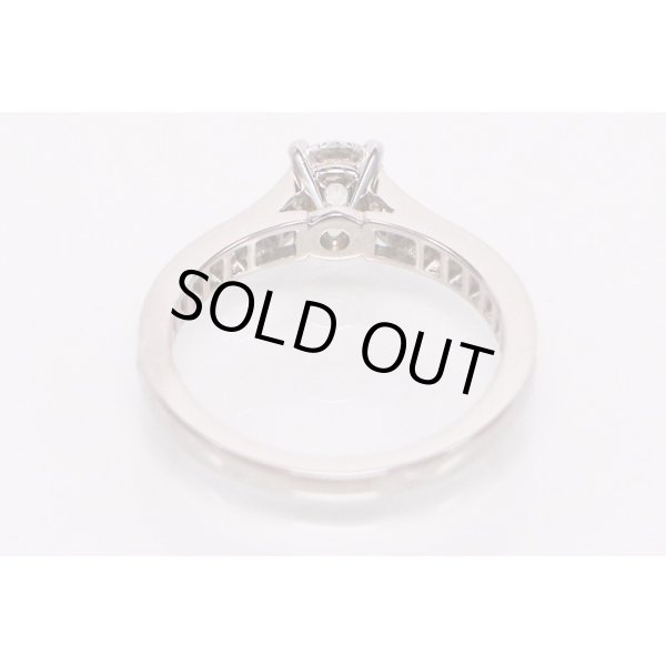 カルティエ　PT950 ソリテールリング 0.40ct 3.60g　内側