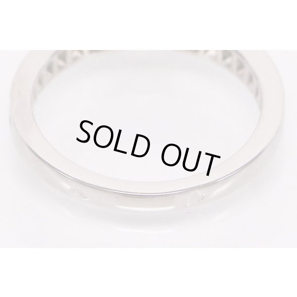 カルティエ　PT950 ソリテールリング 0.40ct 3.60g　外側