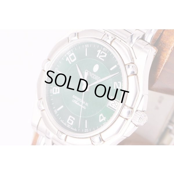 コンコルド　サラトガSL 緑文字盤　1998年　ゴルフハワイアンオープン限定　サイド拡大