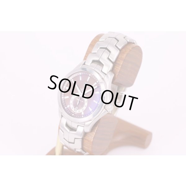 タグ・ホイヤー　リンク　WJF211C　スモールセコンド　茶文字盤　サイド