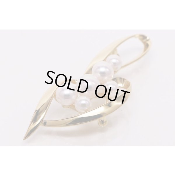 画像6: ミキモト　K18 パールイリブローチ 8.40g (6)