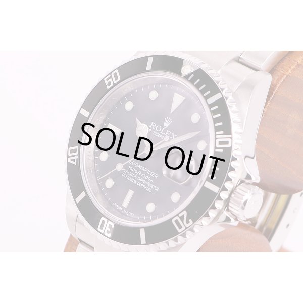 ロレックス　16610　M117673　黒文字盤　ルーレット　サイド拡大