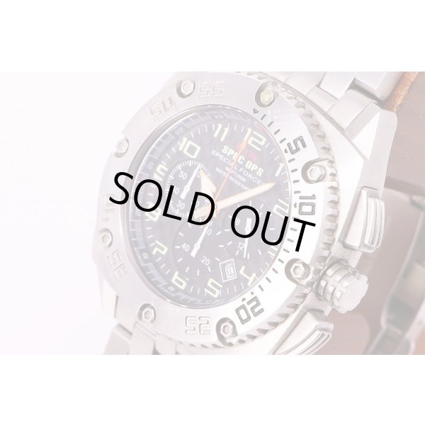 ＭＴＭ　パトリオット　スティール　クロノ　NV0416　黒文字盤　サイド拡大