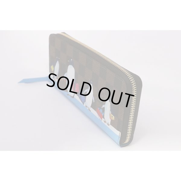 ルイ・ヴィトン　ポルトフォイユ・クレマンス N64425 ペンギン柄　サイド