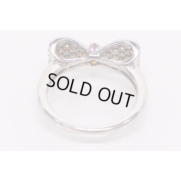 K18WG マルチストーンイリリング 3.60g 内側