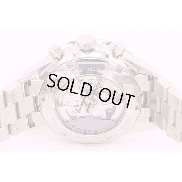 タグ・ホイヤー　カレラ　クロノグラフ　CV201N　緑文字盤　パシフィックコート限定　裏面拡大