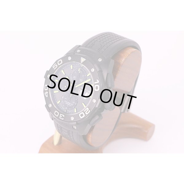 タグ・ホイヤー　アクアレーサー　キャリバー16　クロノグラフ　CAJ2180　黒文字盤　サイド