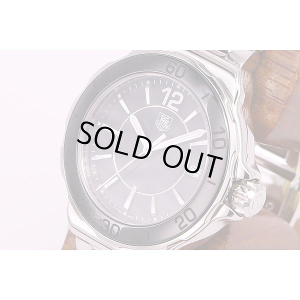 タグ・ホイヤー　フォーミュラー1　WAH1210　黒文字盤　サイド拡大