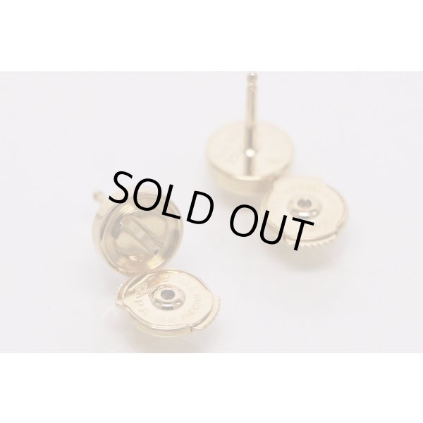 カルティエ　750YG ラヴピアス 3.30g　キャッチ拡大(3)