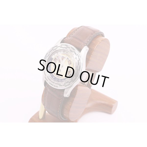 シェルマン　ワールドタイム　ミニッツリピーター　クロワゾネ茶文字盤　サイド