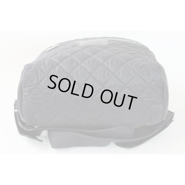 シャネル　ココ コクーン バックパック リュックサック A92559 ブラック／ボルドー　底