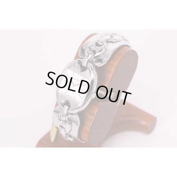 グッチ　YA121.5　マリーナ　シェル文字盤　サイド