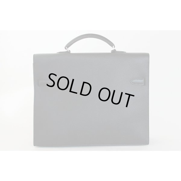 エルメス　ケリーデペッシュ34 ブラック SIV金具　裏面