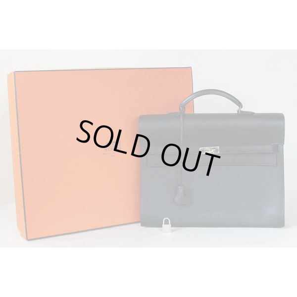 エルメス　ケリーデペッシュ34 ブラック SIV金具　箱