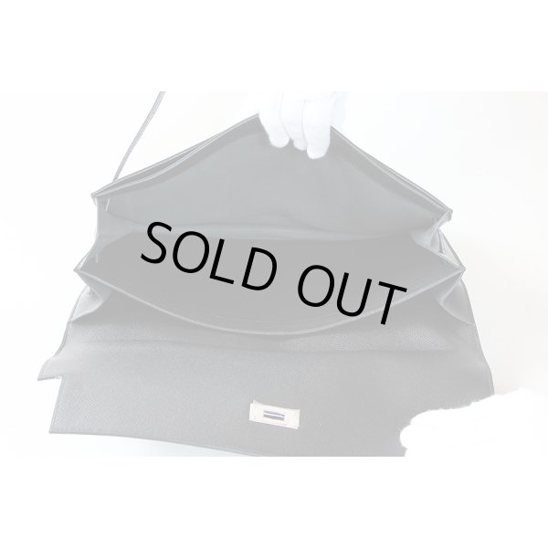 エルメス　ケリーデペッシュ34 ブラック SIV金具　中身(2)