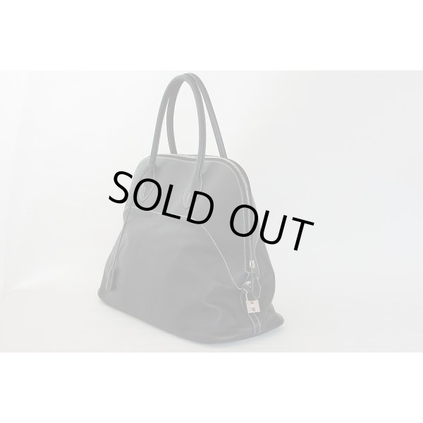 エルメス　ボリードリラックス40 ブラック SIV金具　サイド