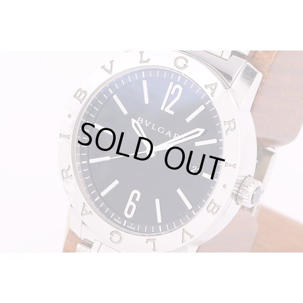 ブルガリ　ブルガリブルガリ　BB41SS　黒文字盤　サイド拡大