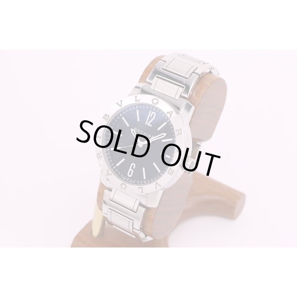 ブルガリ　ブルガリブルガリ　BB41SS　黒文字盤　サイド