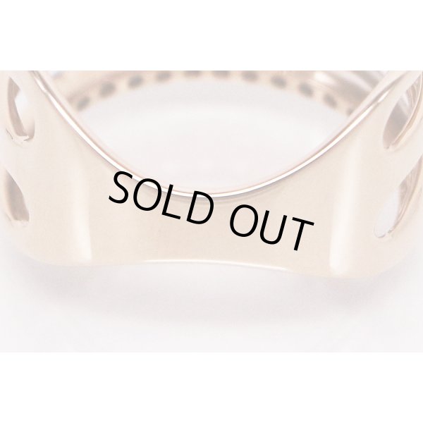 K18PG/WG ダイアイリリング 0.70ct 6.80g　外側