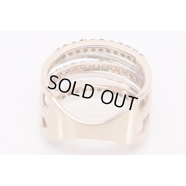 K18PG/WG ダイアイリリング 0.70ct 6.80g　内側