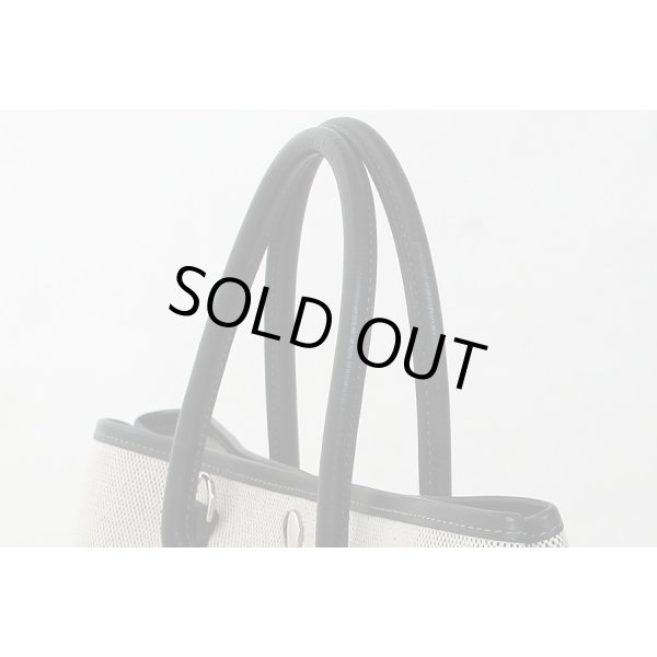 エルメス　ガーデンパーティTPM　グレー／ブラック SIV金具　サイド上部