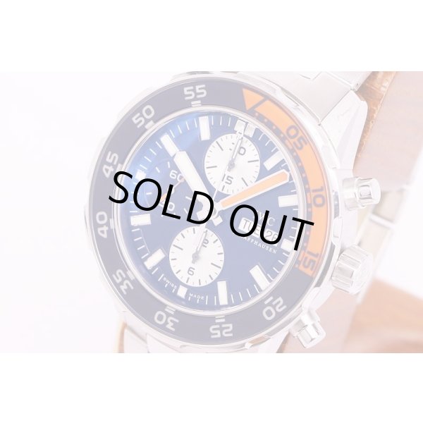 ＩＷＣ　アクアターマー2000　IW376703 紺文字盤　オレンジベゼル　サイド拡大