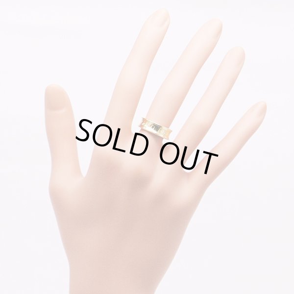 ティファニー　750YG 1837リング 6.60g 　装着イメージ