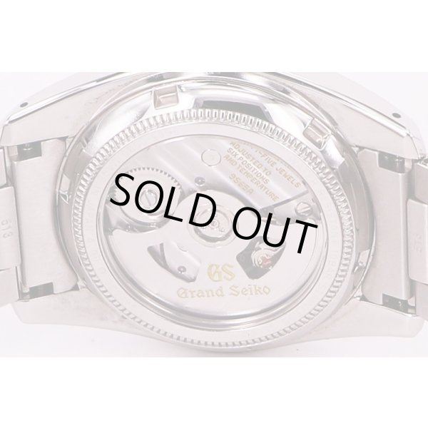 セイコー　グランドセイコー　SBGR073　紺文字盤　裏面拡大