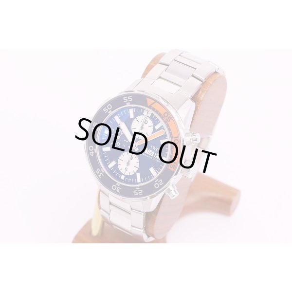 ＩＷＣ　アクアターマー2000　IW376703 紺文字盤　オレンジベゼル　サイド