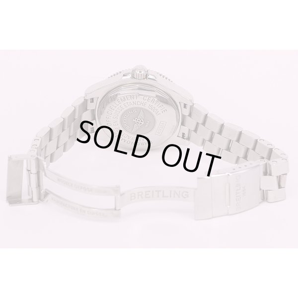 ブライトリング　スーパーオーシャン42II　A17364　黒黄リング文字盤　ブレス