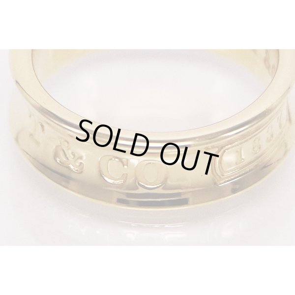 ティファニー　750YG 1837リング 6.60g 　外側拡大