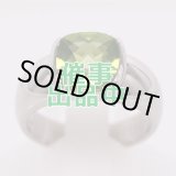 画像: タサキ　PT900 ペリドットイリリング 2.72ct 9.10g
