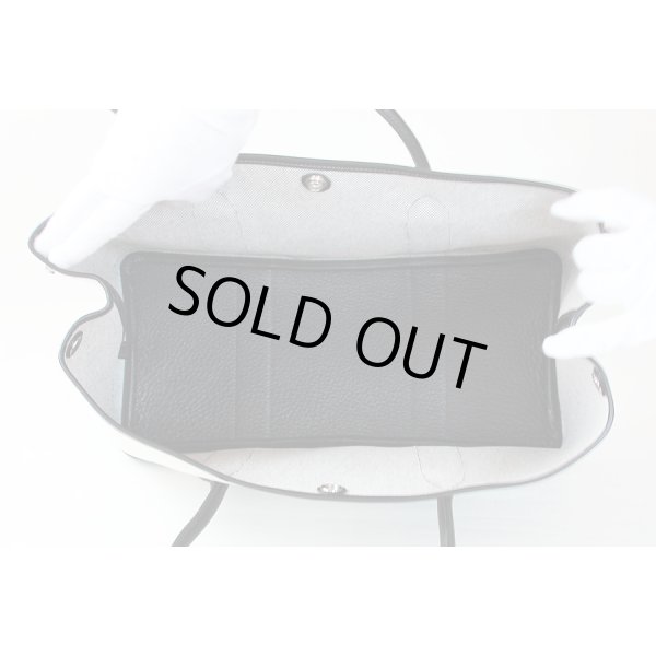 エルメス　ガーデンパーティPM グレー／ブラック　中身