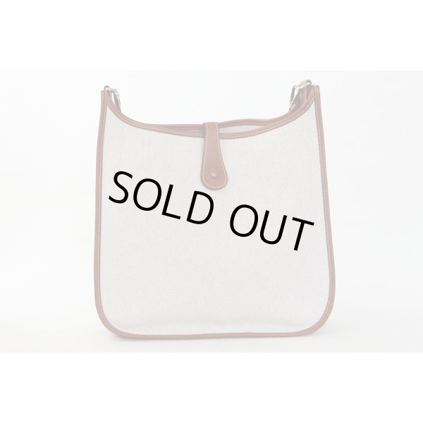 エルメス　エヴリン1 GM ナチュラル／ブラウン SIV金具　裏面