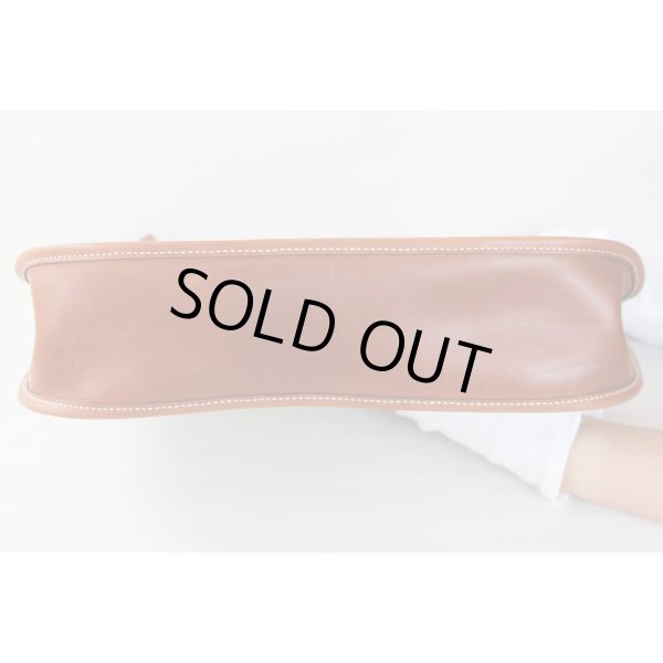 エルメス　エヴリン1 GM ナチュラル／ブラウン SIV金具　底