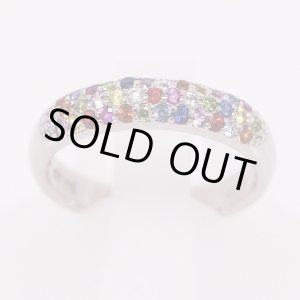 画像: ポンテヴェキオ　K18WG ルビーカラーサファイアダイアイリリング 0.06ct 0.36ct 0.05ct 3.90g