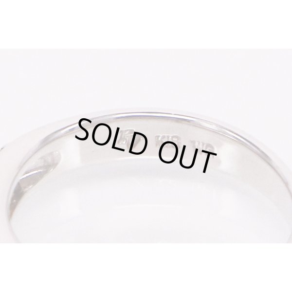 ポンテヴェキオ　K18WG ルビーカラーサファイアダイアイリリング 0.06ct 0.36ct 0.05ct 3.90g　刻印