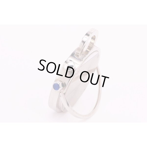 カルティエ　サントスラウンド　トラベルクロック　2754 黒文字盤　サイド　裏面