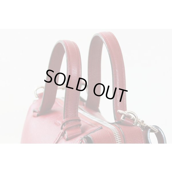 バリー　2WAYショルダーバック レッド　サイド上部