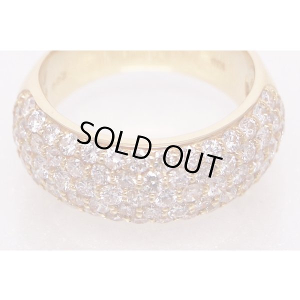 K18 ダイアイリリング 2.00ct 8.00g　拡大